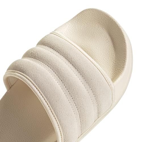 Image of adidas Women ADILETTE SHOWER Synthetic Swim Slide FTWWHT /GOLDMT /BOGOLD | LUT50