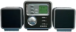 Audiovox Sistema de prateleira mini MP3/CD CE530MP com sintonizador digital AM/FM