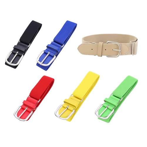 UncleS Elastic Belt Fashion Youth Baseball Softball Size Adjustable Length Metal Buckle Fixed Color for Boys Fixed Color for Boys Fixed Color for Boys4