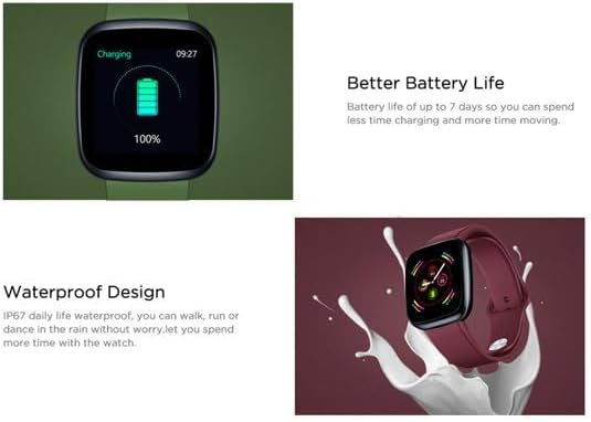 Zeblaze Crystal 3 Smartwatch charging illustration