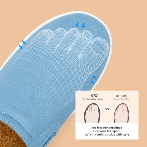 Image of STQ Women Slip On Shoe Comfort with Memory Foam Lightweight Breathable | Easy on Loafer, Business, Casual, Walking, Standing All Day, Drive, Travel, Spring Fall