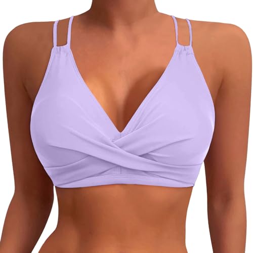Conjunto de Bikini Tankini de Dos Piezas con Lazos Ajustables en la Parte Inferior, Playa y Piscina, Estilo Femenino.