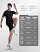 CYPER SUN 5 Pack Men's Compression Shirts Short Sleeve Slimming Workout Shirt for Gym Football Basketball Cool-Dry Athletic Undershirts 2 Black 3 White Small