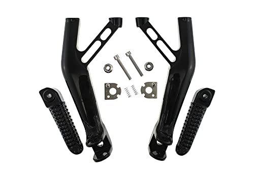Repose pieds YZF R1 R6 arrière platines de remplacement noir