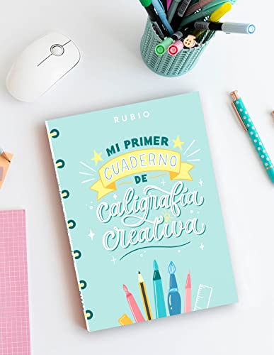 Mi primer cuaderno de caligrafia creativa. RUBIO lettering | +8 años