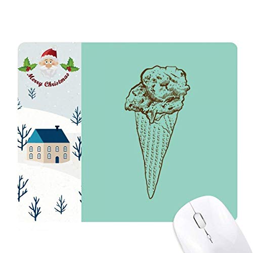 Cadeau de Noël maison tapis de souris croquis glace chocolat