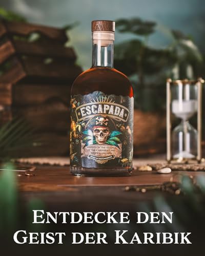 Escapada | Premium Spirituose auf Rum-Basis | Fruchtig & Sanft im Geschmack | 40% Vol. | 700ml (Spirit Of The Caribbean)