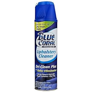 Blue Coral DC22 Upholstery Cleaner Dri-Clean Plus with Odor Eliminator, 22.8 oz. Aerosol