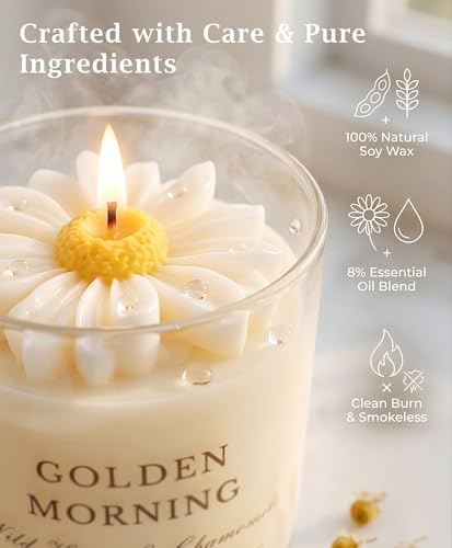 Scented Candles Gift Set for Women, 4 Pack Natural Soy Wax Candles for Home - Image 4