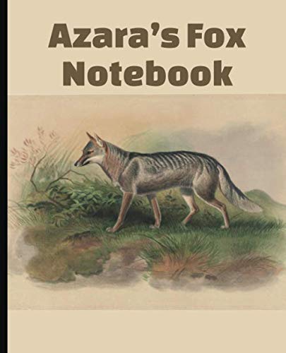 Azara's Fox Notebook: Blank College Ruled Composition Notebook