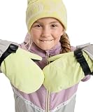 〔ロキシー〕スキー スノーボード グローブ ミトン ジュニア キッズ JETTY GIRL SOLID MITT スノーグローブ 手袋 撥水 防水 リストベルト ERGHN03050 ＹＦＫ０ Ｍ
