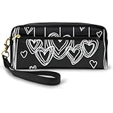 ペンケース 鉛筆ケース PU革 大容量 バレンタイン ホワイトデー バレンタインデー ギフト ブラック (2) 筆箱 高校生 おしゃれ 化粧ポーチ 収納 小物入れ 中学生 小学生 男子 女子 かわいい 人気 多機能 オフィス用 プレゼント用