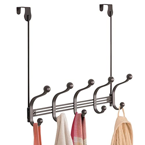 mDesign Hyde Collection 10-Hook Metal Storage Organizer #TOP16