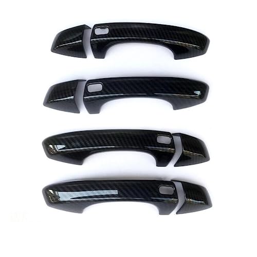 Garniture bol poignée Golf 7 MK7 insert carbone chrome 2014-2019