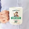 MUGFFINS Personalised Mug for DJ Man - in English - Property of - Funny Custom Gift for Colleagues - Ceramic 11oz Mug #4
