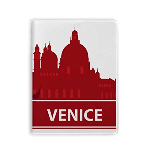 Carnet Venise Italie couverture souple rouge pour ne plus perdre vos idées
