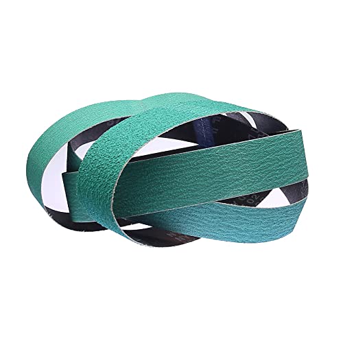 RAMS BRALIN 8 x 2 inch Centrifugal Rubber Polishing Wheel Working with Sanding Sleeves Knife Stainless Steel Grinding (Zirconia Sleeves 10 pcs)