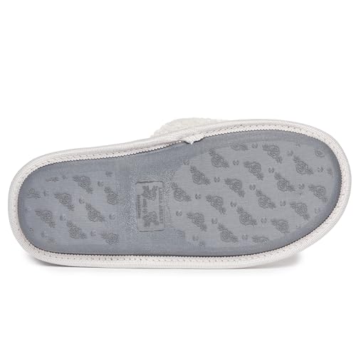 Laura Ashley Womens SPA Wrapped Texture Scuff Slippers3