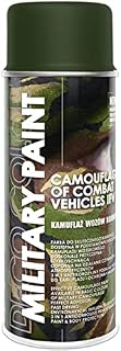 Deco Color Military Spray Paint Camouflage Army Paintball Airsoft ASG MilSim DIY; 11 Colours 400ml (RAL 6014 Olive Drab)