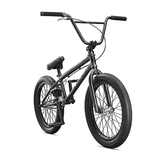 Mongoose Legion L100 Freestyle BMX Bike Line for Beginner-Level to Advanced Riders, Steel Frame, 20-Inch Wheels, Grey/Black