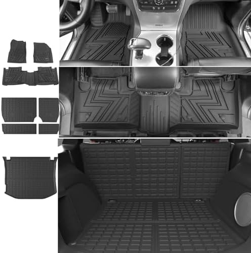 Rongtaod Floor Mats Compatible With 2011-2021 Jeep Grand Cherokee 2022 2023 Grand Cherokee WK Cargo Liner Back Seat Cover Protector Grand Cherokee - View #5