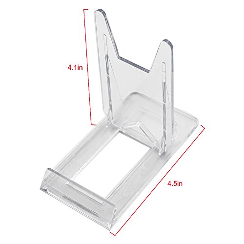 image for Artliving Two Part Adjustable Clear Acrylic Plastic Display Stand Ease