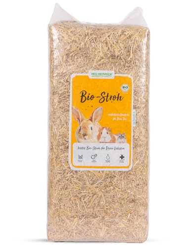 Heu-Heinrich® Bio-Stroh aus dem Naturpark Thüringer Wald - Einstreu...