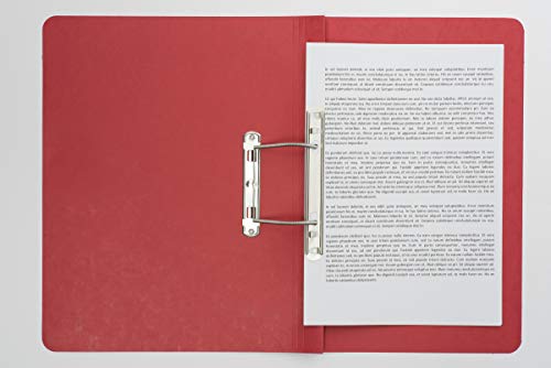 Exacompta - Exacompta Europa Spiral File, 350 x 250 mm, 300 Micron, A4 - Red, Pack of 25