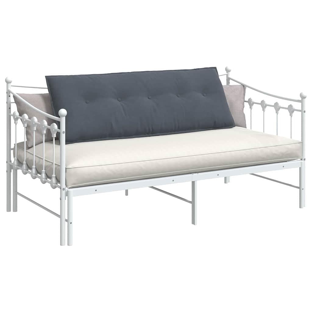 vidaXL Coussin de Dos Gris foncé 140 x 50 cm Tissu en Velours côtelé