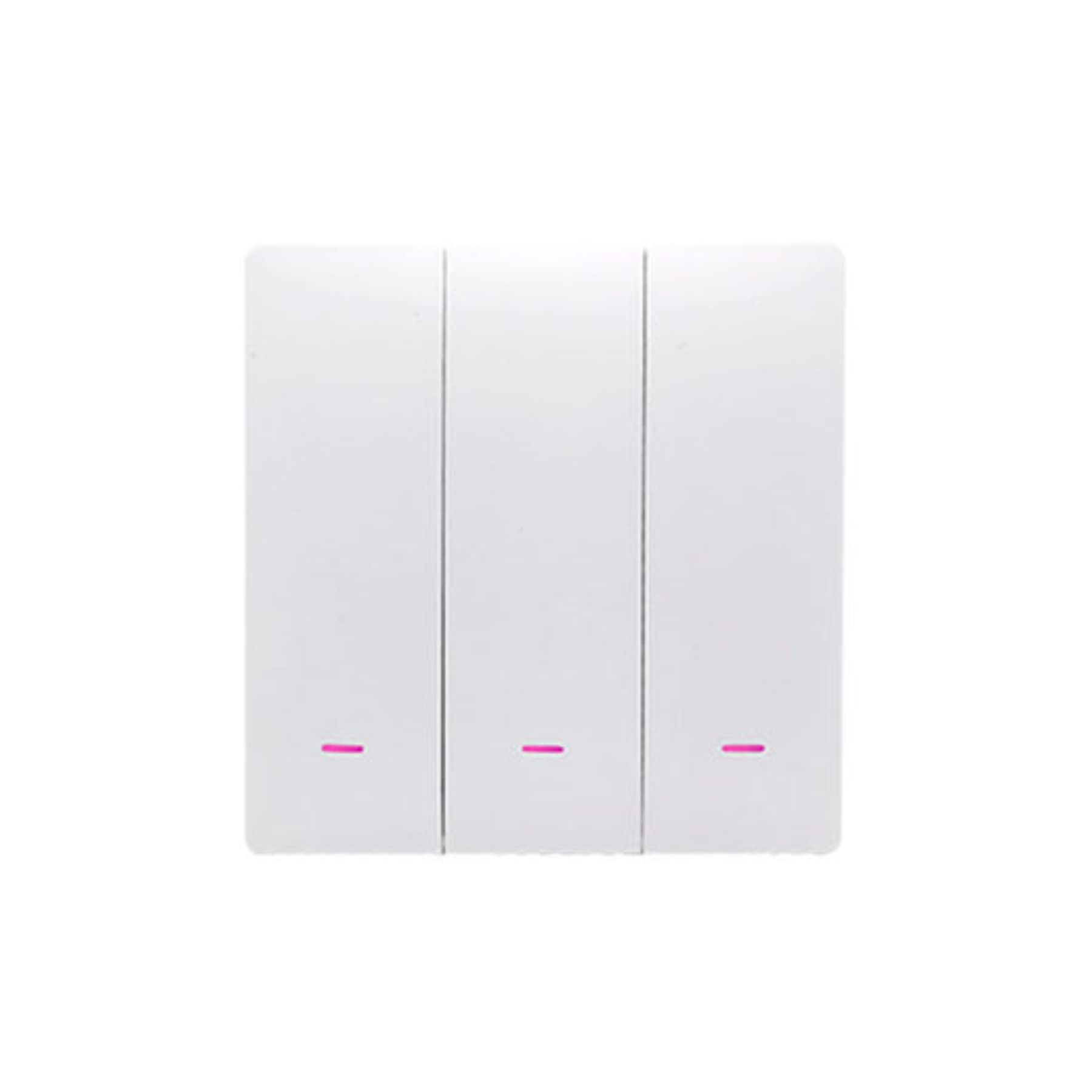 SMARTFY Interruttore WiFi intelligente da parete senza neutro, compatibile con Alexa, Google Home e Smart Life, iOS e Android, programmabile - Smartfy (triplo pulsante)
