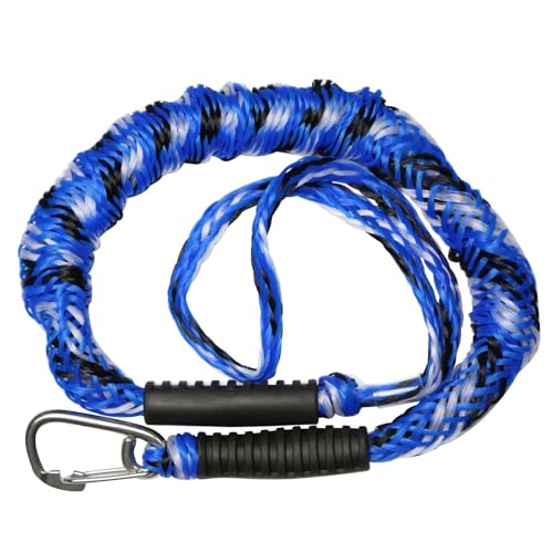 Corde marine élastique bungee dock line multicolore pour amarrage de kayak et canoë