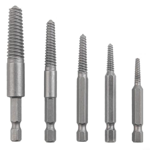 Screw Extractor Drill Bit Set for Broken Damaged Bolt Removal