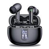 Wireless Earbuds, Bluetooth 5.3 Headphones with HiFi Stereo Sound, 40H Playtime with LED Power Display Charging Case, IPX7 Waterproof in-Ear Earphone with Mic for Phone Computer Laptop,Black Wireless Earbuds, Bluetooth 5.3 Headphones with HiFi Stereo Sound, 40H Playtime with LED Power Display Charging Case, IPX7 Waterproof in-Ear Earphone with Mic for Phone Computer Laptop,Black