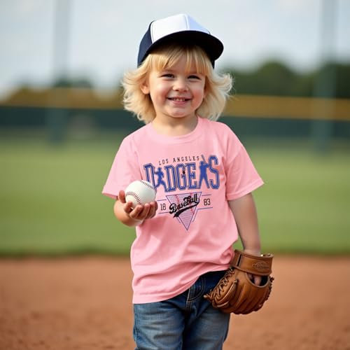 Toddler Baseball Shirt for Boys Girls Baseball Team Base Ball Fans Lover Outfit Kids Game Day Short Sleeve Tee Tops4