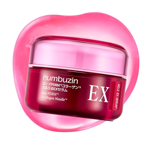 ナンバーズイン(numbuzin) 2番 ローズPDRNコラーゲンぷるぷるEXセラム 30ml ツヤ ナイアシンアミド ヒアルロン酸 ゼリーセラム 美容液 韓国スキンケア