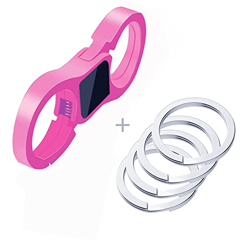 image for Idakekiy Key Chain Quick Release Spring with 4 Key Rings Heavy Duty Ca