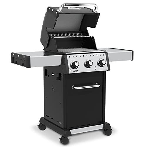Broil King, Baron 320 Pro, 874214, Liquid Propane (Lp), Silver, Black #TOP2