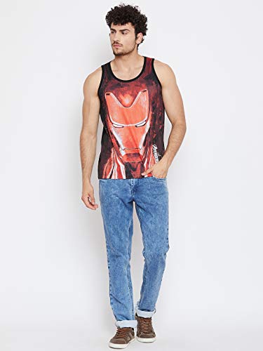 Image of Marvel Avengers by Wear Your Mind Men's Printed Vest (MMV0092P.2 M)