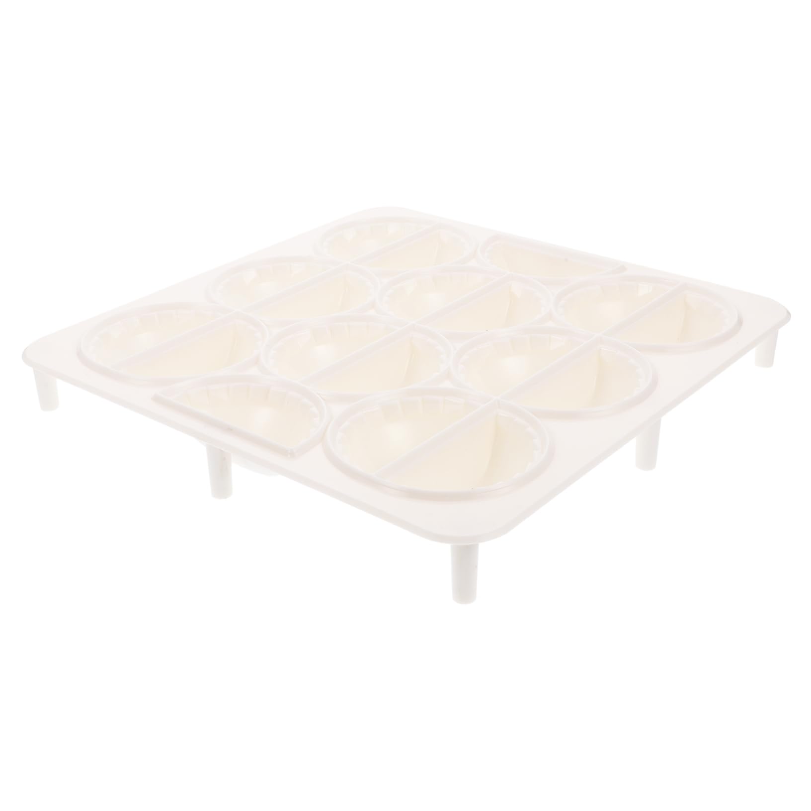 GRIRIW Dumpling Wrapper Mold Creative Kitchen Tool for DIY Dumpling Making Food Grade Plastic Easy Wontons Empanadas and Pies