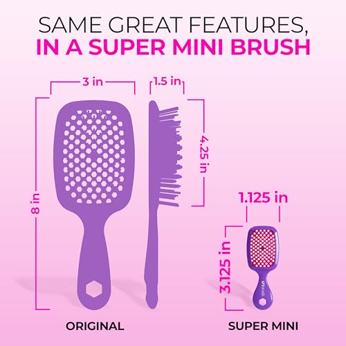 image for FHI Heat UNbrush Super Mini Hair Brush Keychain — Collectible Miniat
