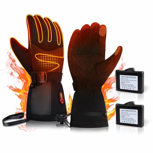 PAVIBOIN Gants Chauffants avec Batterie