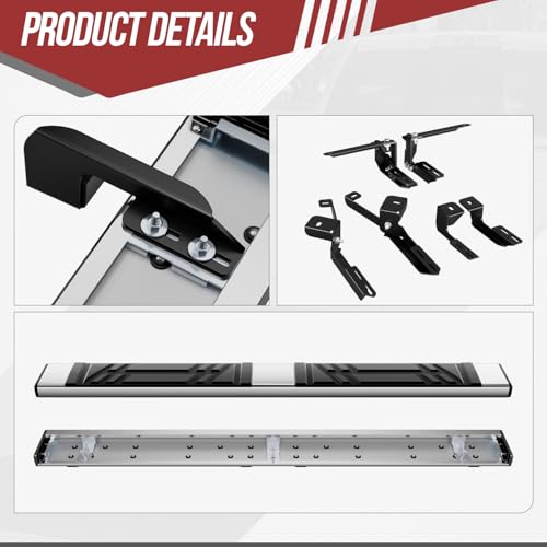Estribos laterales para Toyota RAV4 2006-2018 acero inoxidable miniatura 6