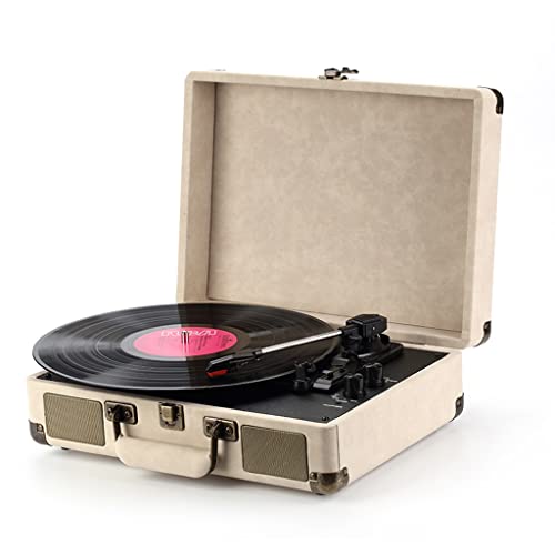 Turntable Portable Suitcase Gramophone Vinyl Record Player Bluetooth 5.0 33 45 78rpm Phonograph Retro Record Player… - Les Beatles, Paul McCartney, John Lennon, RIngo Starr, George Harrison Turntable Portable Suitcase Gramophone Vinyl Record Player Bluetooth 5.0 33 45 78rpm Phonograph Retro Record Player…