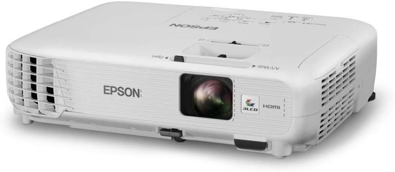 Epson Home Cinema 740HD 720p, HDMI, 3LCD, 3000 Lumens Color and White Brightness Home Theater Projector