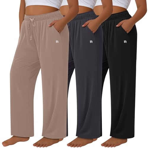 Pantalon de yoga femme ample Neer lot de 3 contre l'inconfort des vêtements serrés