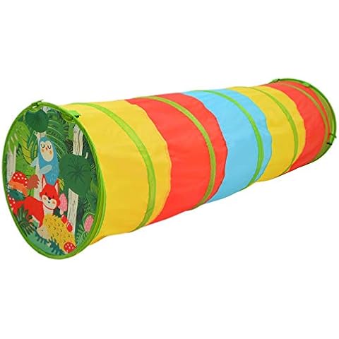 SOKA Play Tunnel Multicoloured Indoor Outdoor Fun Cover