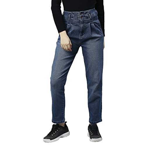 Image of HIGH Star Women Blue Stretchable Jeans