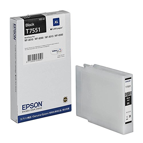 C13T755140 T7551 encre noire à séchage rapide et haute durabilité pour documents