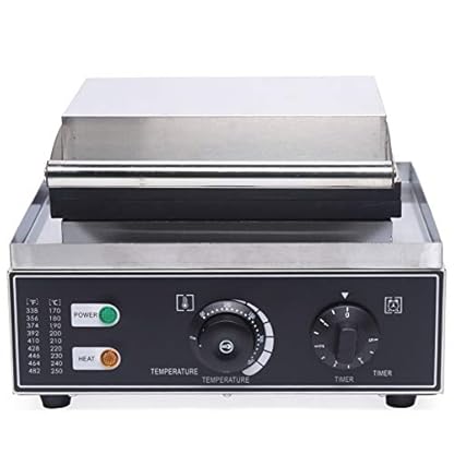 6 Löcher Kommerzieller elektrischer Doughnut Maker JAYEUW Doppelseitige Waffelmaschine Pfannkuchenbäcker mit Antihaftbeschichtung Waffeleisen 220V – Bild 4