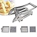 QAVILFLY Francuska krajalnica do smażenia, chipper do ziemniaków, profesjonalna krajalnica do ziemniaków ze stali nierdzewnej ręczna rozdrabniarka do warzyw i cebuli, marchwi
